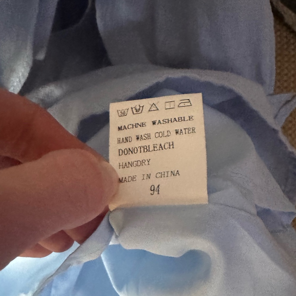 Cotton one shoulder wrap dress - Picture 12 of 12